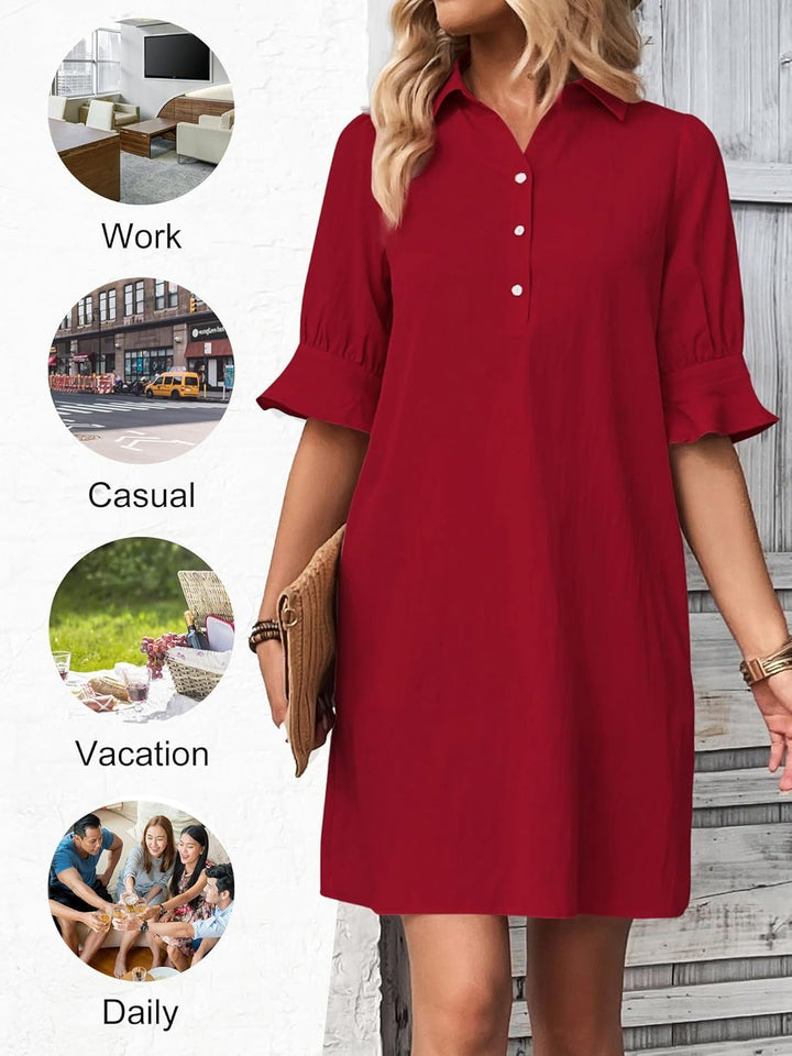 Eloisa | Elegant Ruffle Dress
