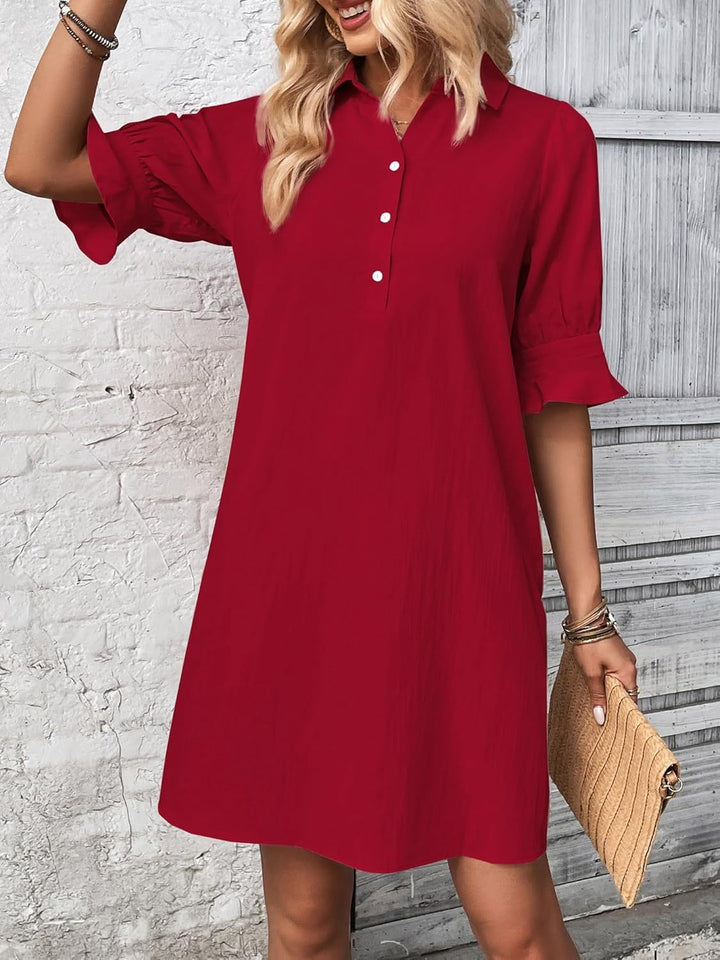 Eloisa | Elegant Ruffle Dress