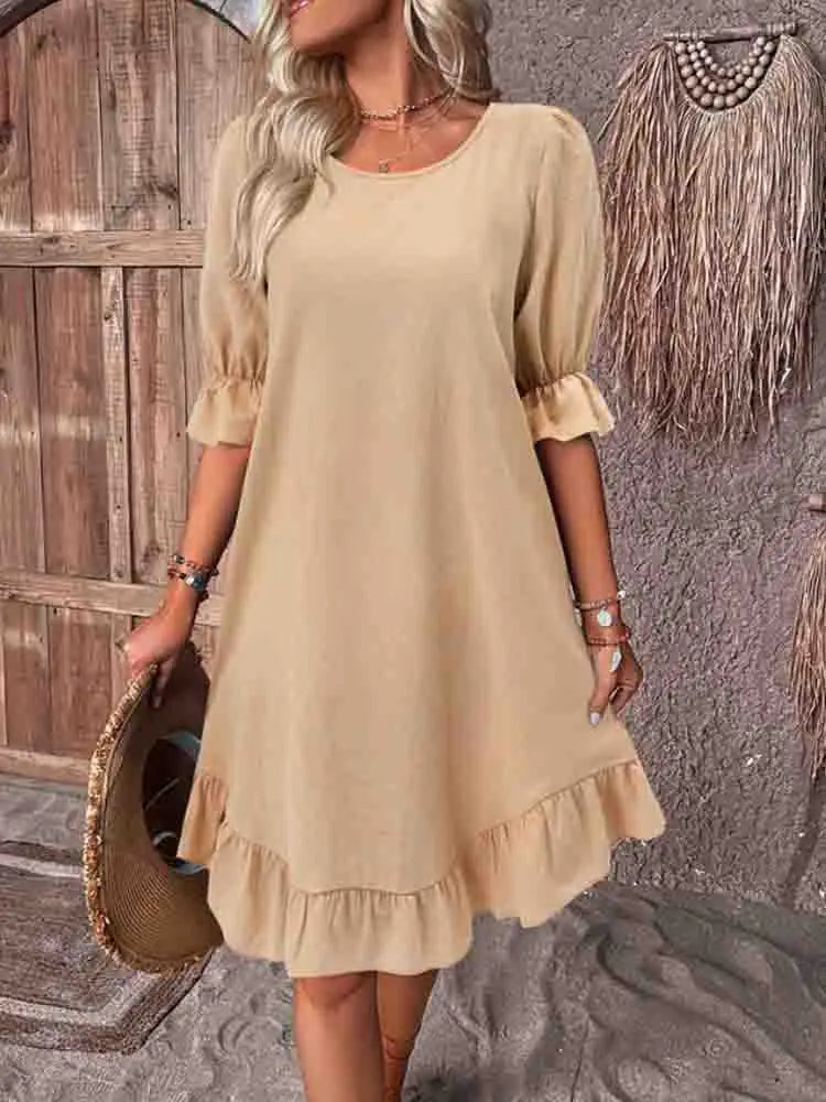 Jillian | Summer dress with ruffles