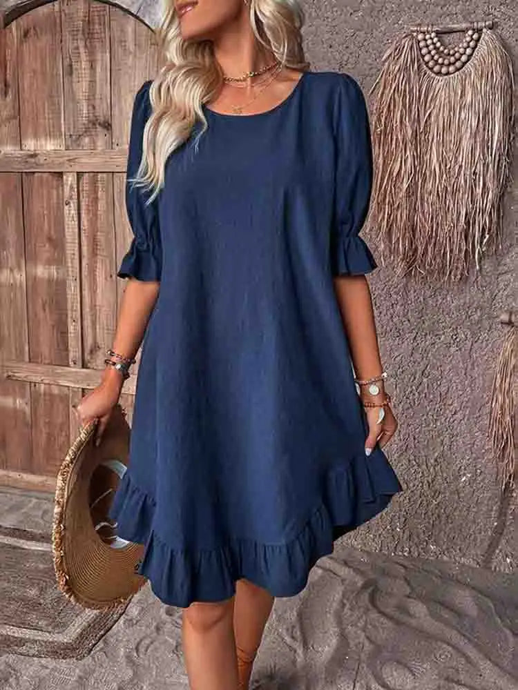 Jillian | Summer dress with ruffles
