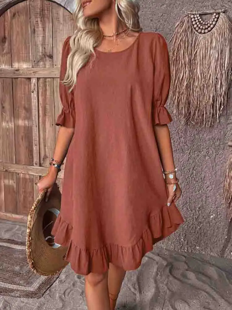 Jillian | Summer dress with ruffles