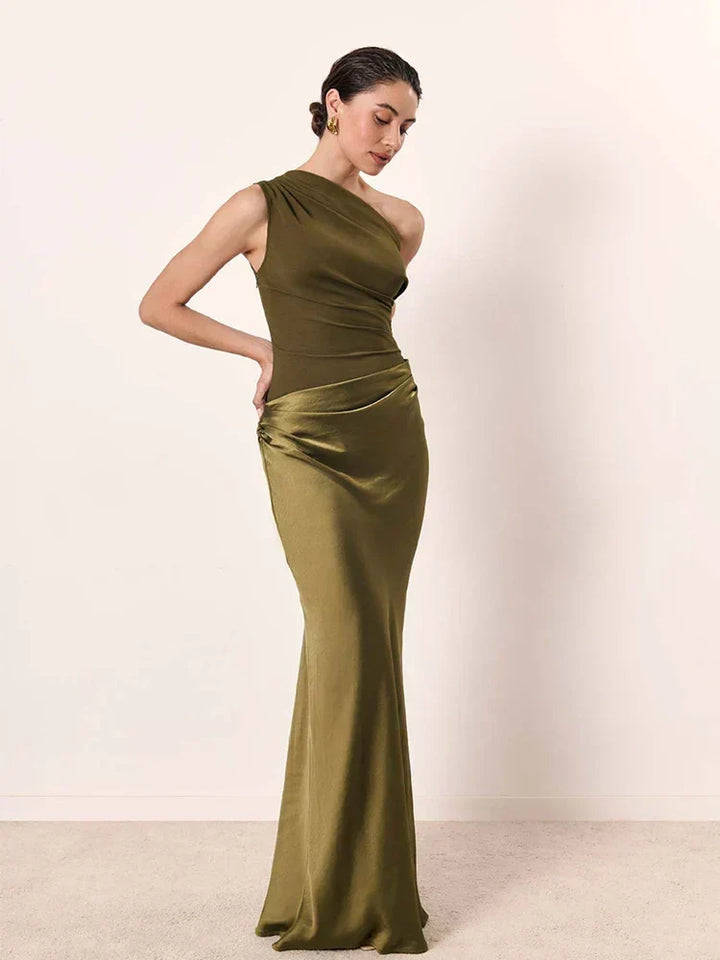 Harrow & Lane™ | Maxi Dress with a Guilt in Satin