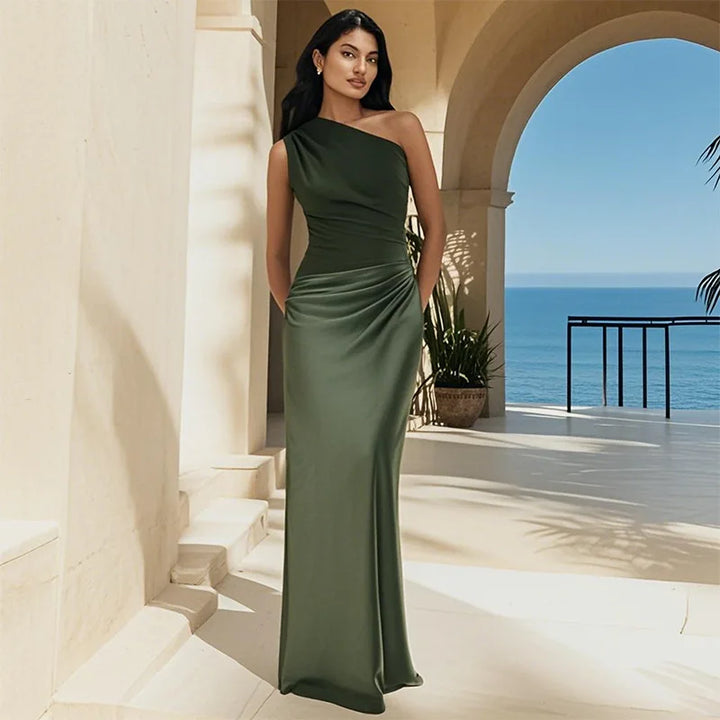 Harrow & Lane™ | Maxi Dress with a Guilt in Satin