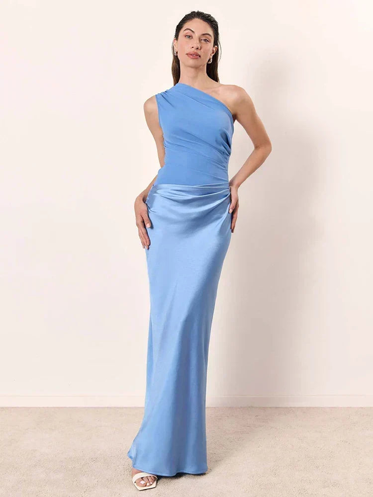 Harrow & Lane™ | Maxi Dress with a Guilt in Satin