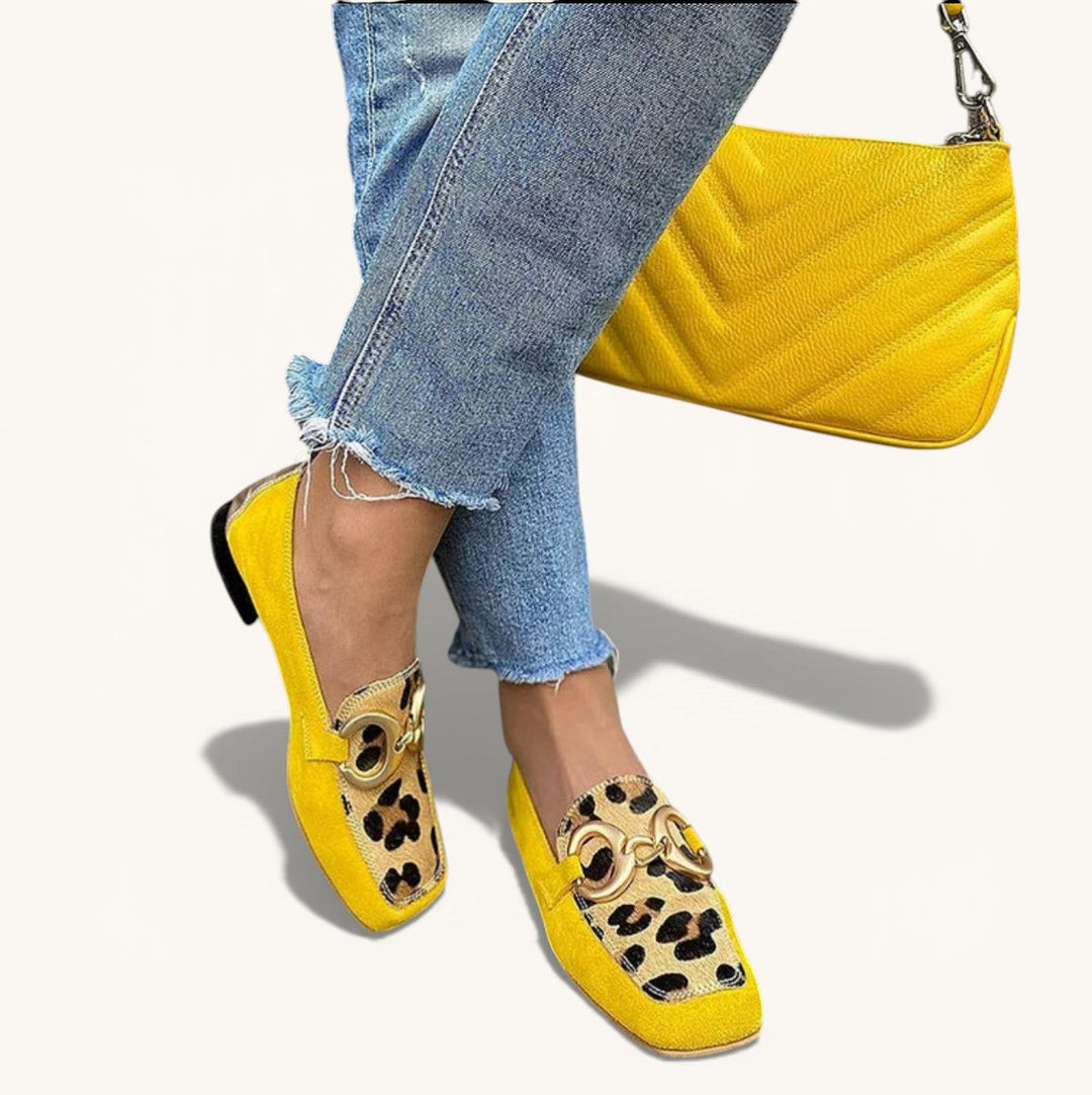 Holly - Animal Print Loafers