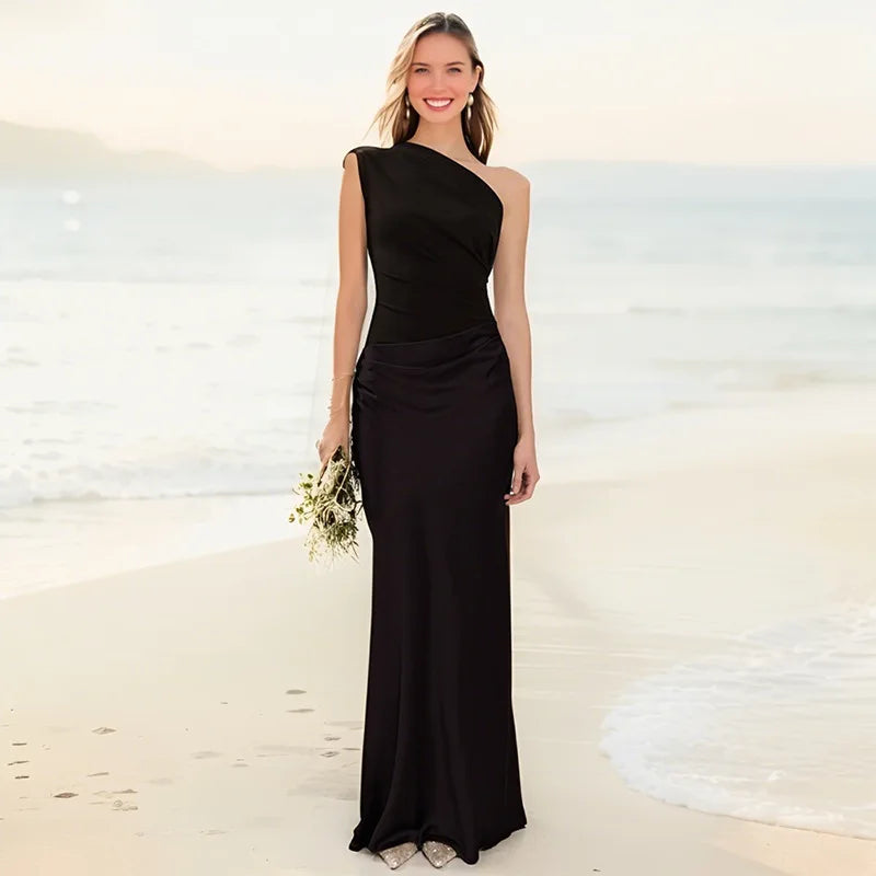 Harrow & Lane™ | Maxi Dress with a Guilt in Satin