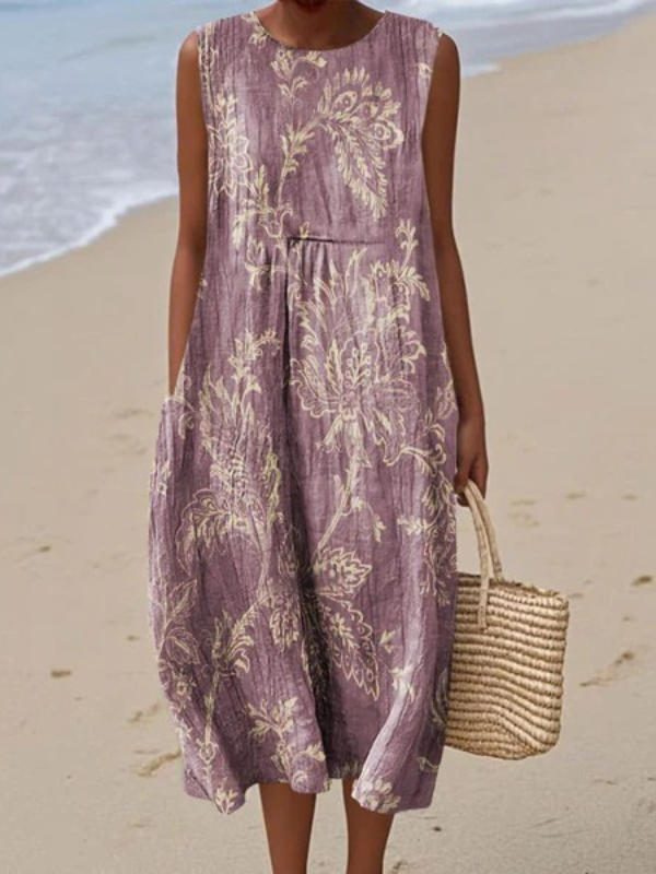 Wilhelmina™ Floral Midi Dress