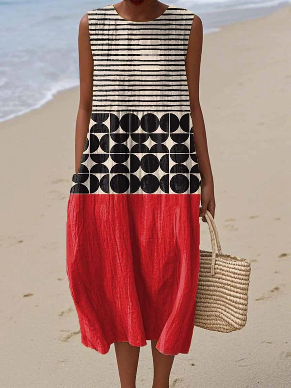 Coralie™ Colorblock Midi Dress