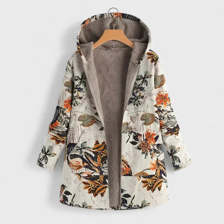 Gwyneth | The Cosy Vintage Parka - Beige Orange