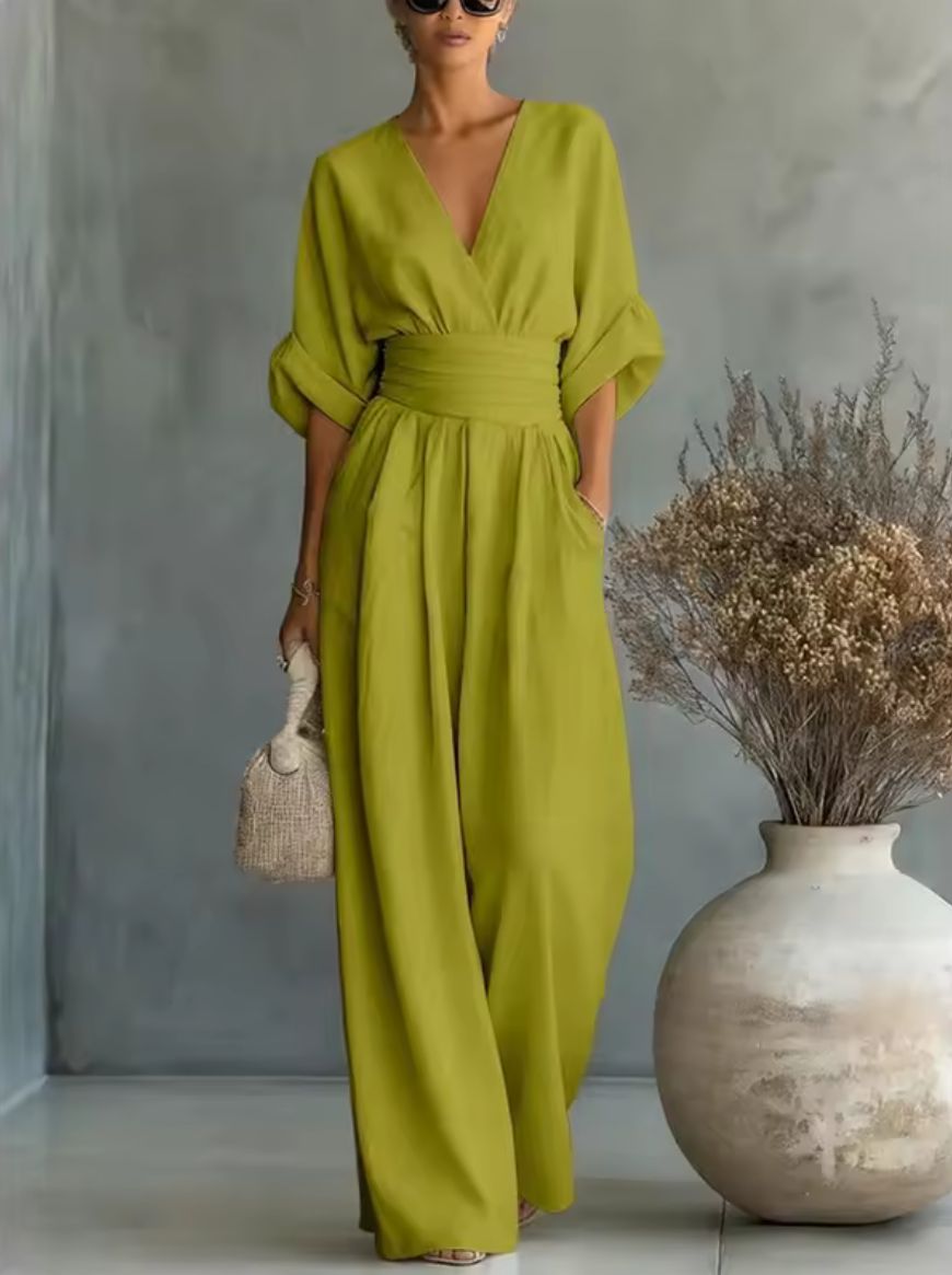Martina - Jumpsuit to Feel Comfortable and Polished on Your Day.