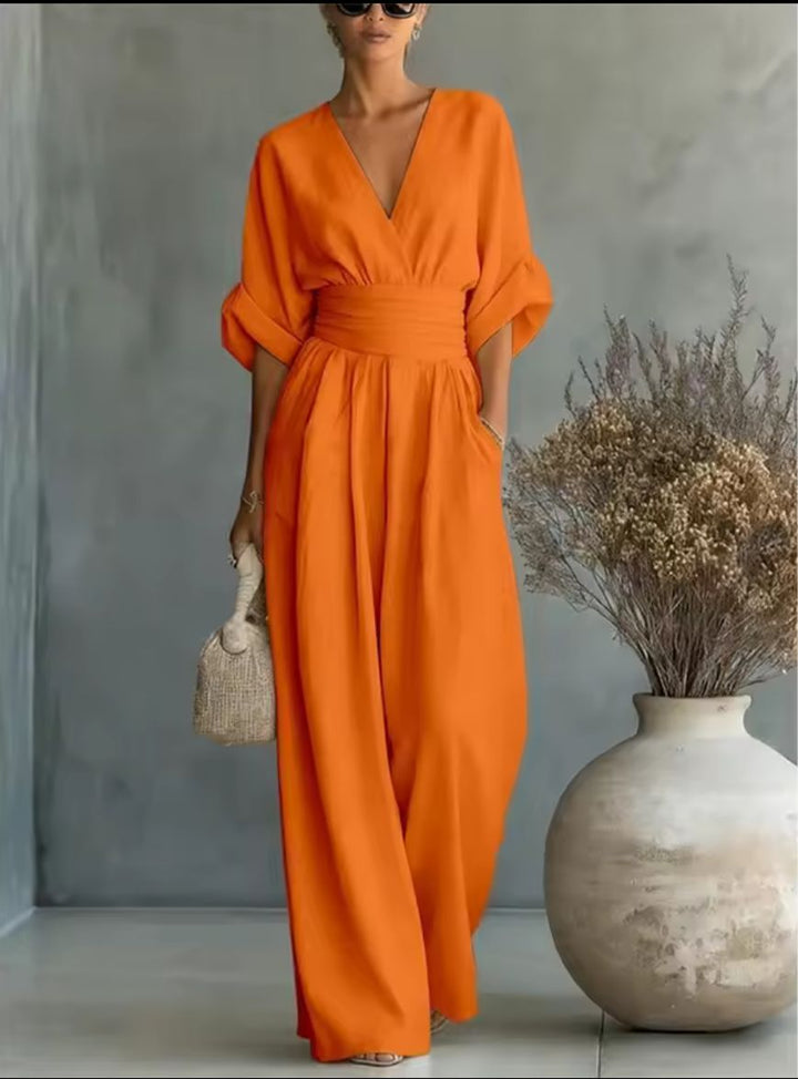 Martina - Jumpsuit to Feel Comfortable and Polished on Your Day.