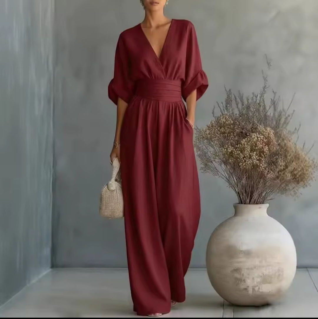 Martina - Jumpsuit to Feel Comfortable and Polished on Your Day.