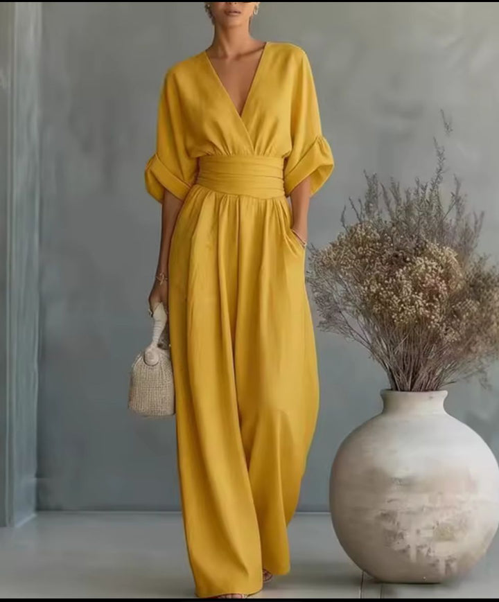 Martina - Jumpsuit to Feel Comfortable and Polished on Your Day.
