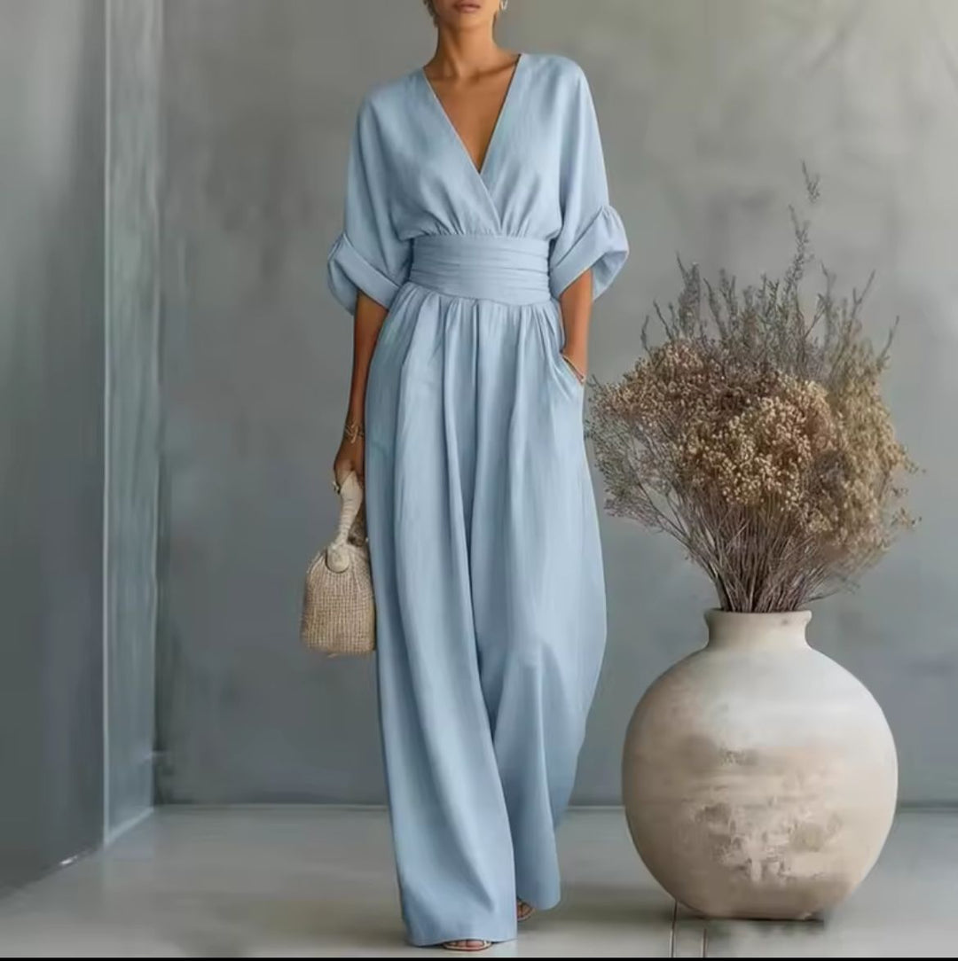 Martina - Jumpsuit to Feel Comfortable and Polished on Your Day.