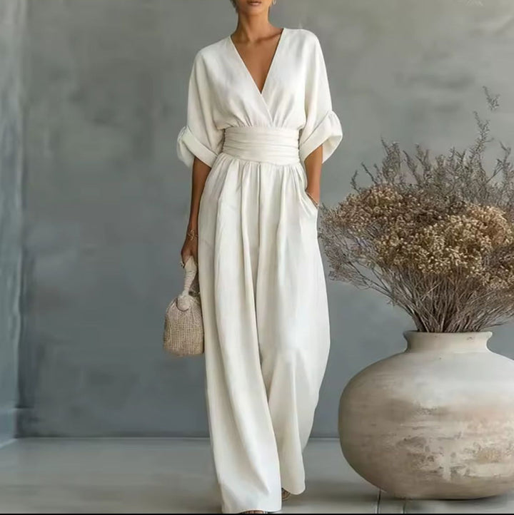 Martina - Jumpsuit to Feel Comfortable and Polished on Your Day.