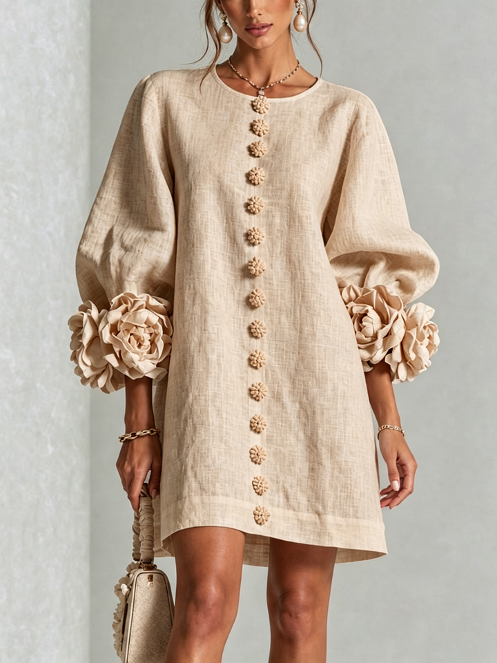 Elaine | Button-Down Mini Dress