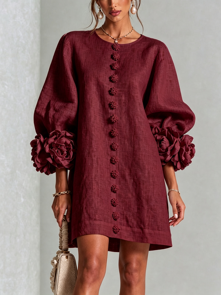 Elaine | Button-Down Mini Dress