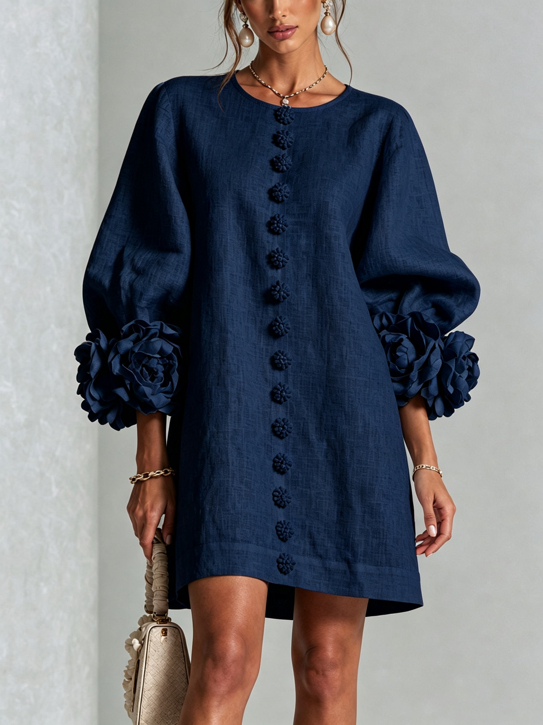 Elaine | Button-Down Mini Dress