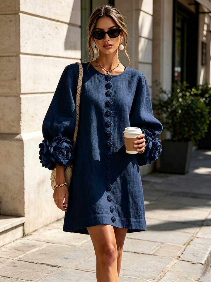 Elaine | Button-Down Mini Dress