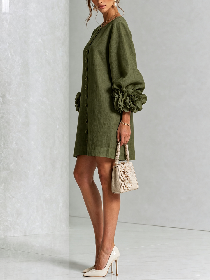 Elaine | Button-Down Mini Dress