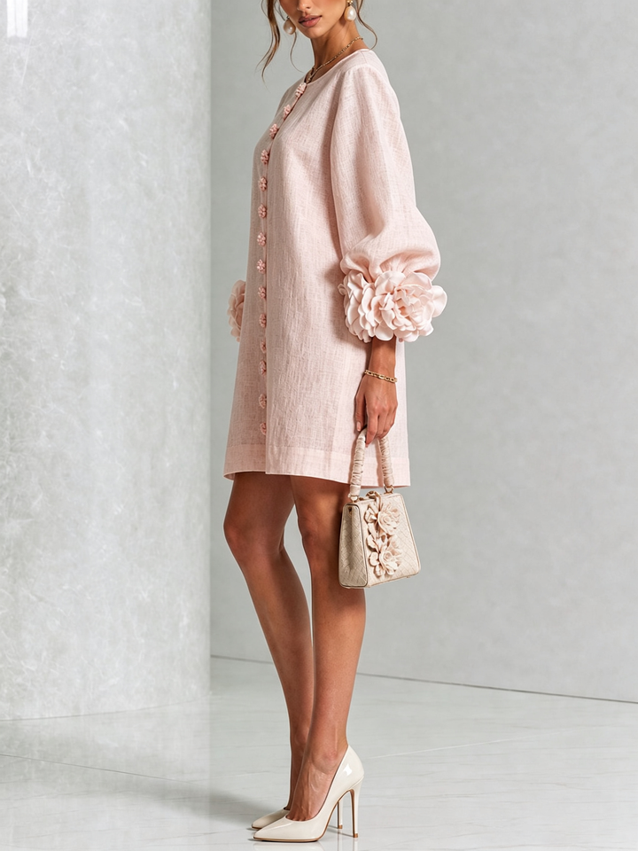 Elaine | Button-Down Mini Dress