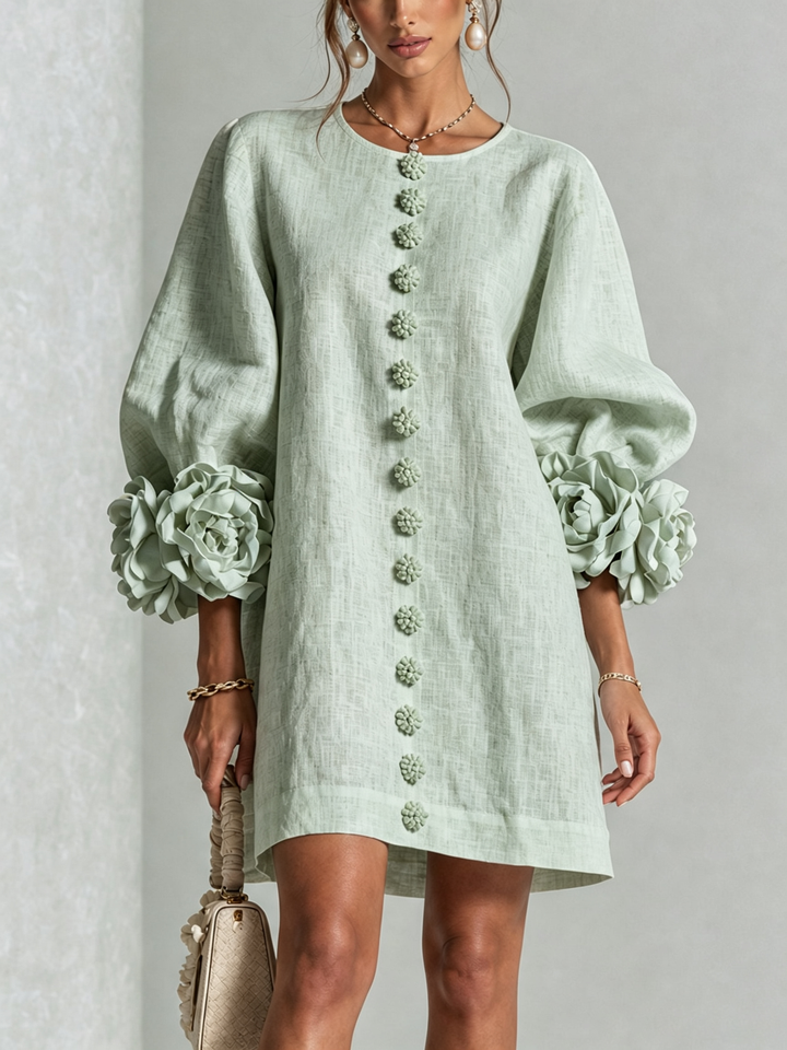 Elaine | Button-Down Mini Dress