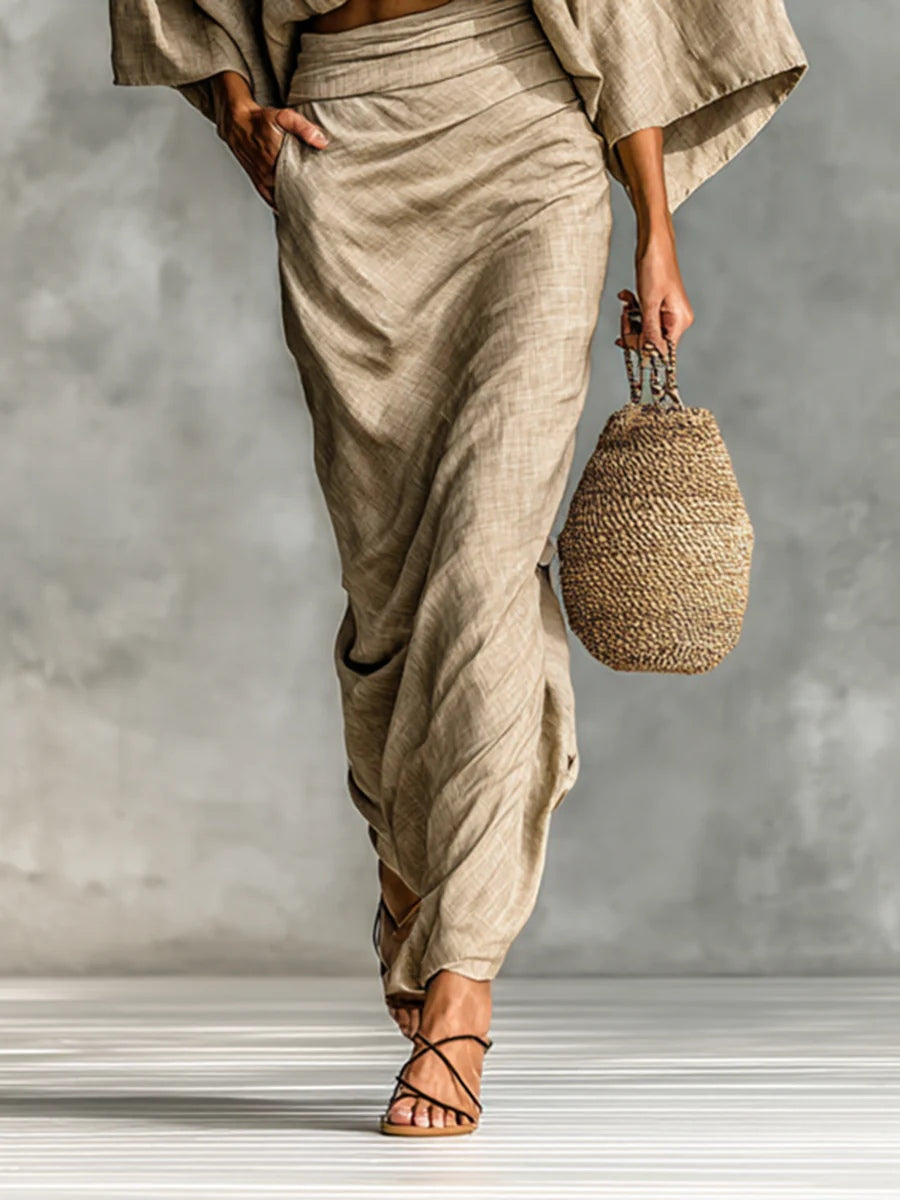 Ismene – Elegant Two-Piece Skirt Set