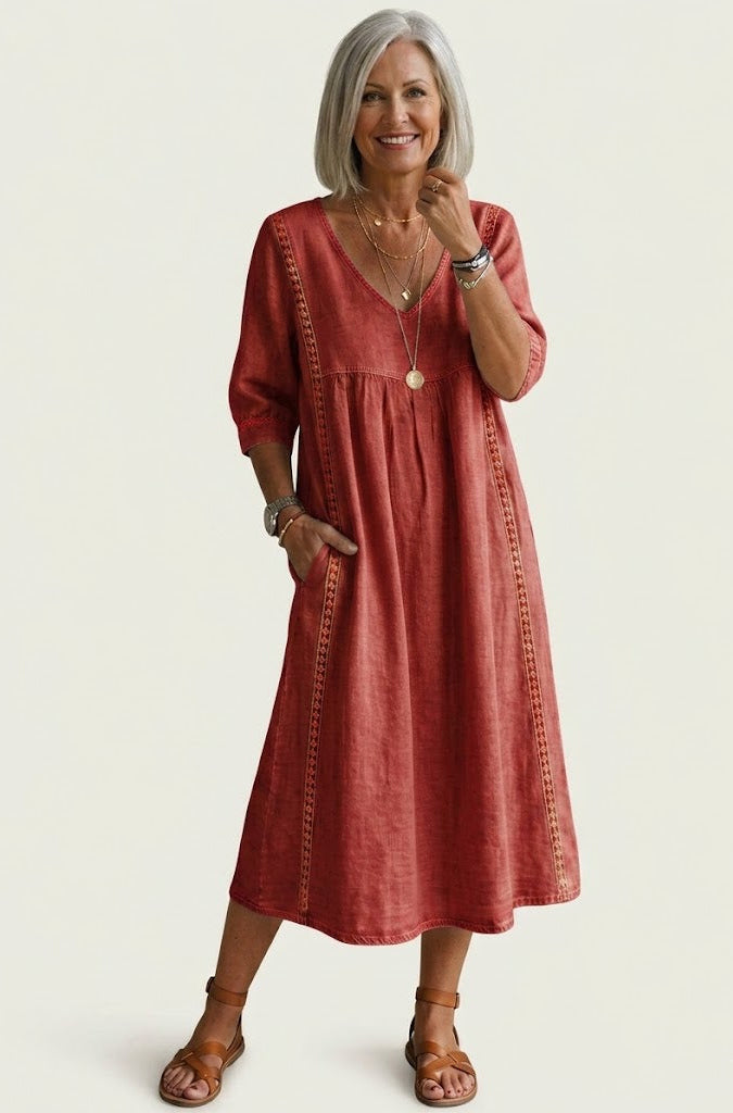 Amparo I Elegance A Line Maxi Dress