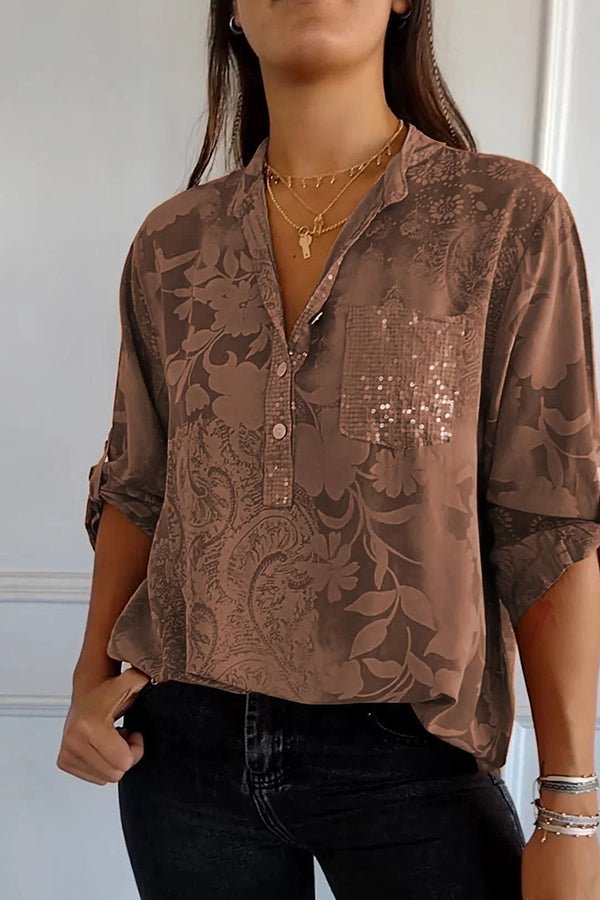 Faye | Elegant Sequin Top