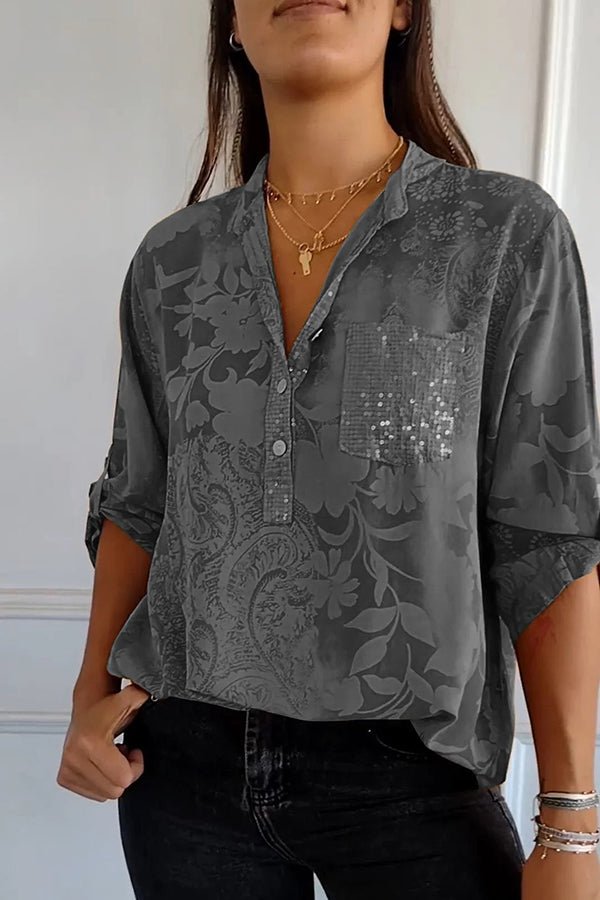 Faye | Elegant Sequin Top