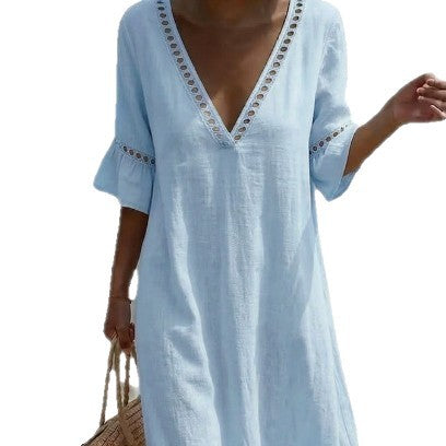ROSAMUND | Breezy Maxi Dress Flattering Comfort Seaside Style