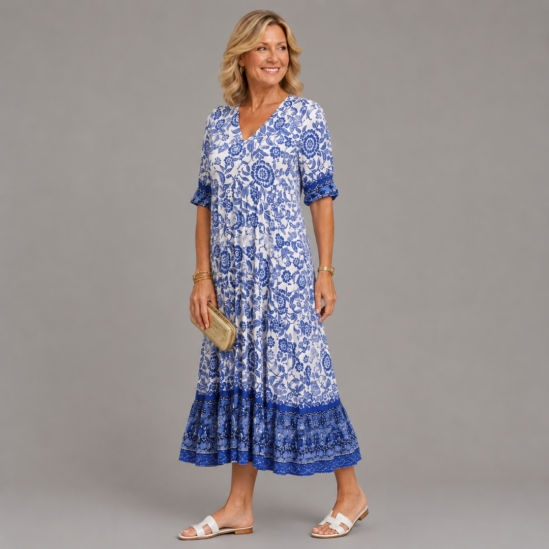 Beverley | Graceful V-Neck Floral