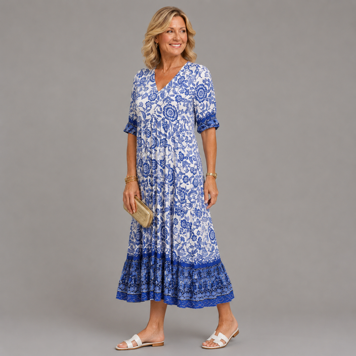 Beverley | Graceful V-Neck Floral
