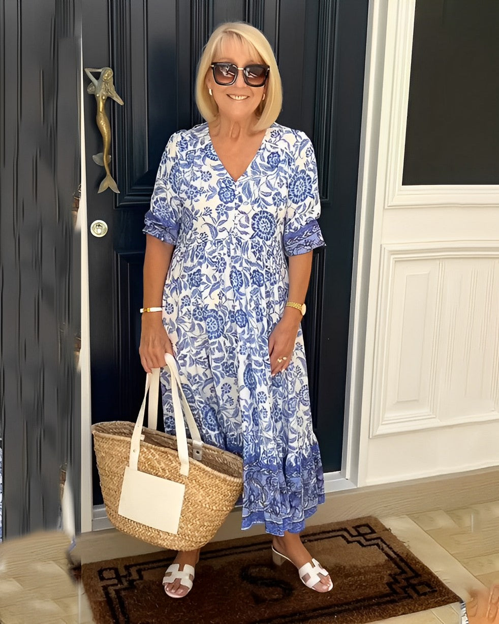 Beverley | Graceful V-Neck Floral