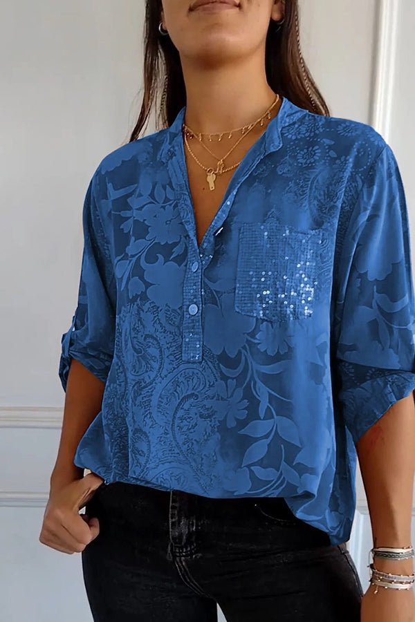 Faye | Elegant Sequin Top