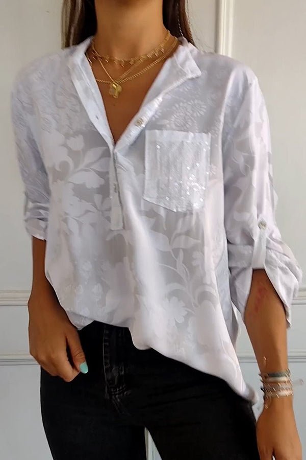 Faye | Elegant Sequin Top