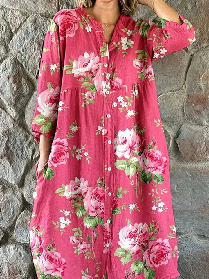 Mattea | Art Floral Dress