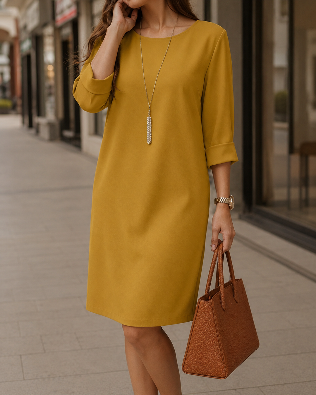 Henrietta | Tummy-Contouring Midi Dress