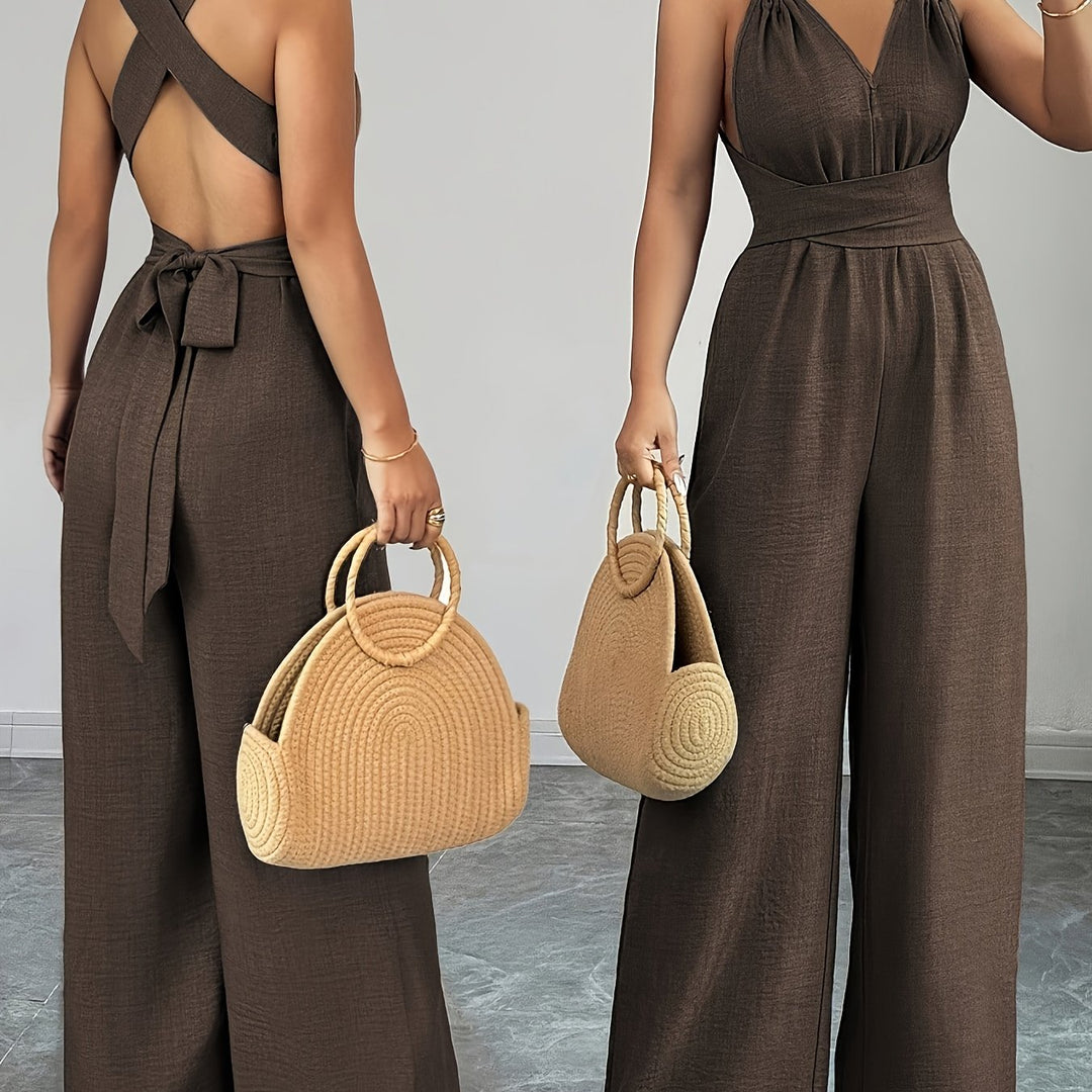 Liana | Elegant Linen and Cotton Jumpsuit