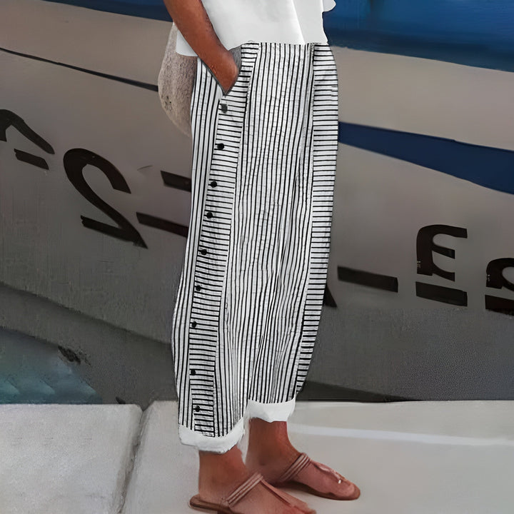 Giuliana | Stylish Summer Striped Pants