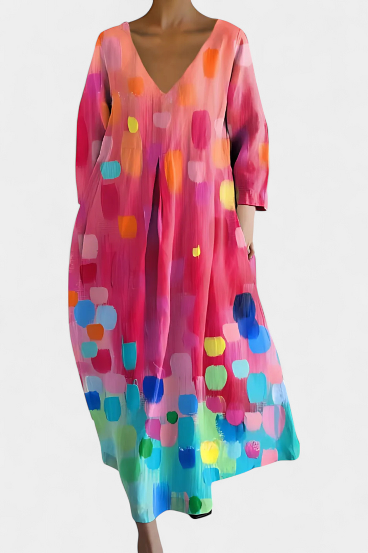 Josefa | Comfortable V-neck Dress