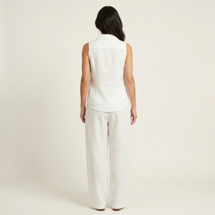 Orietta | Wrap-Top & Wide-Leg Set