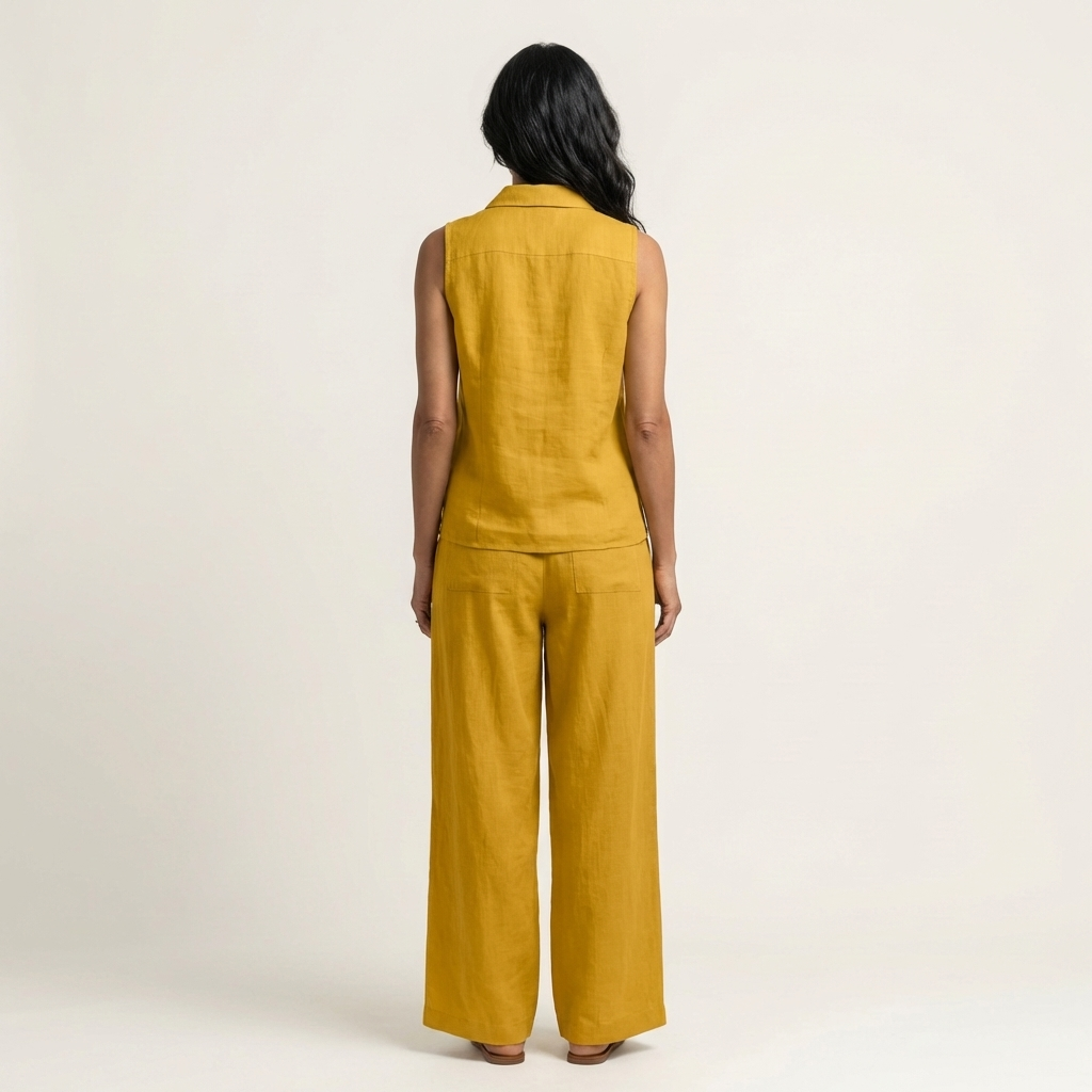 Orietta | Wrap-Top & Wide-Leg Set