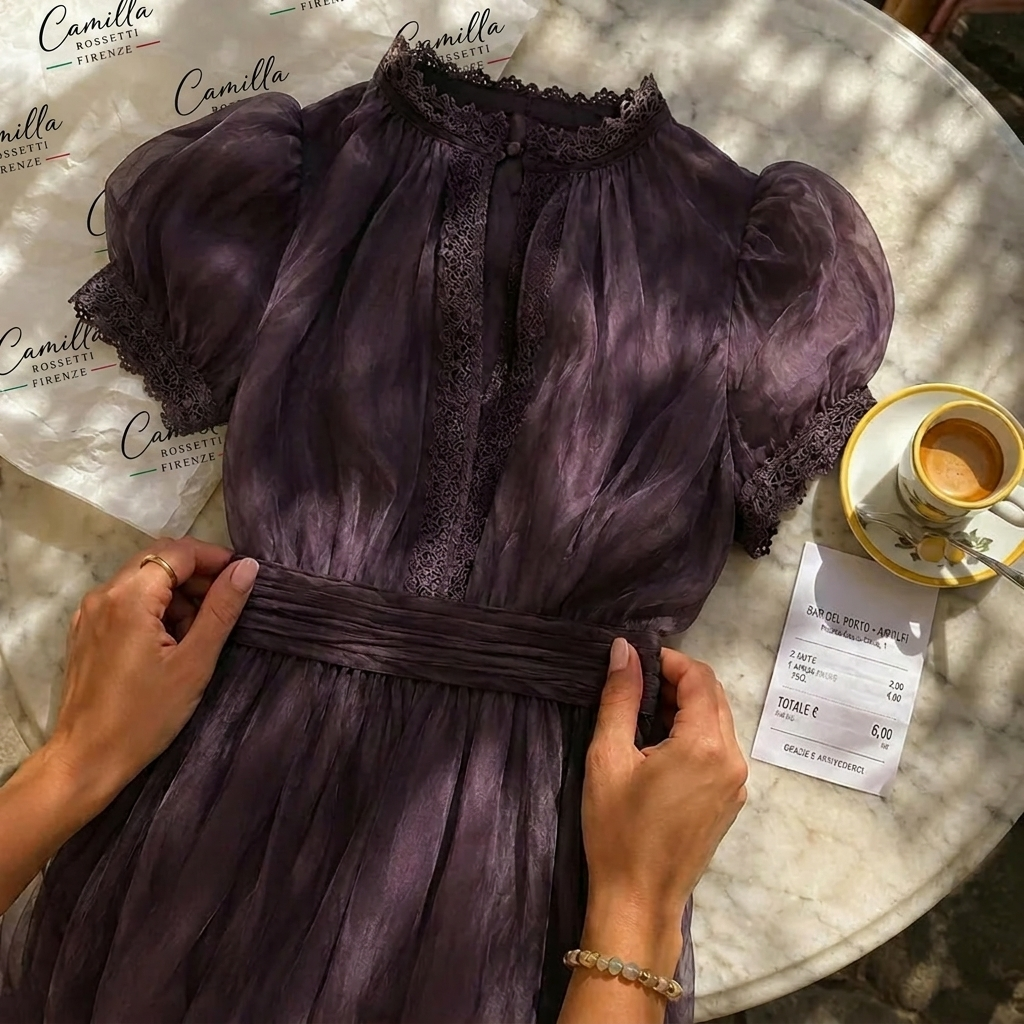 Capucine | Three-piece set with long boho cardigan