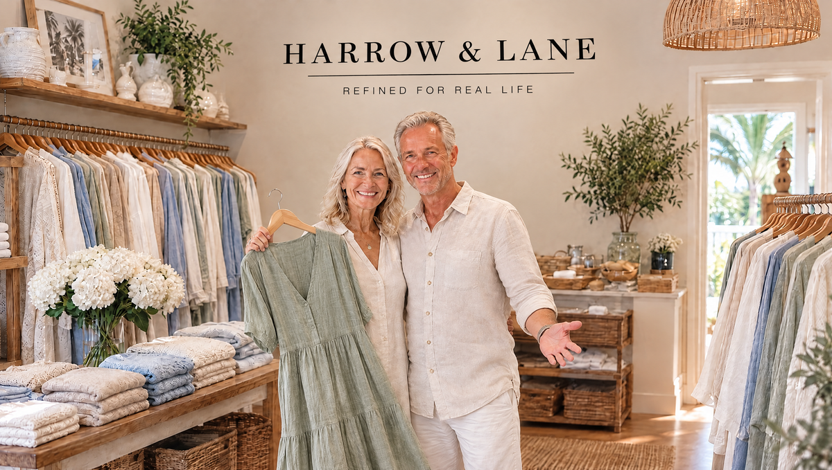 Harrow & Lane, the two of us in our Sydney boutique