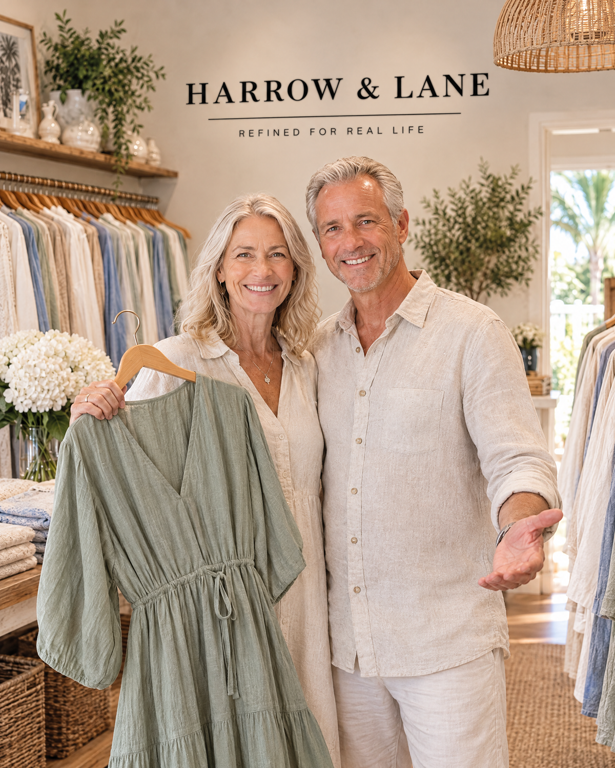 Harrow & Lane, the two of us in our Sydney boutique