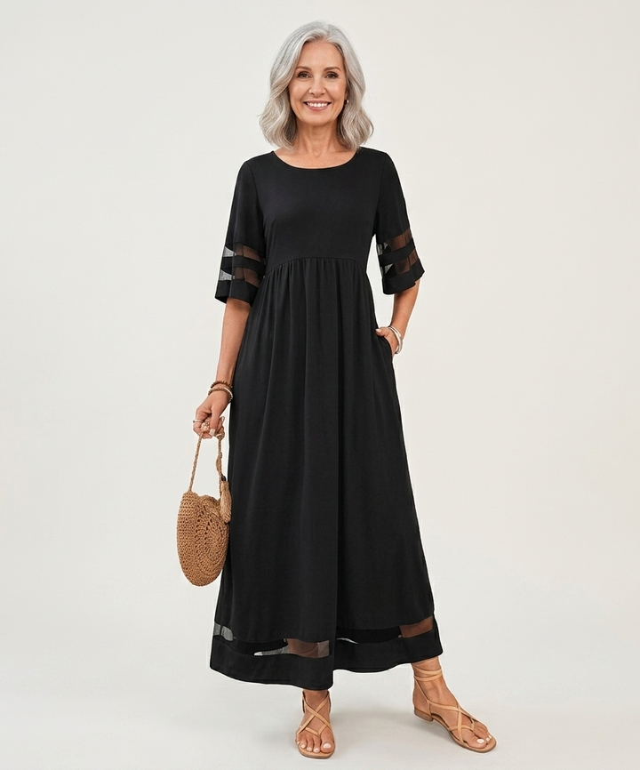 Aude™ | Flattering Tummy-Smoothing Midi Dress