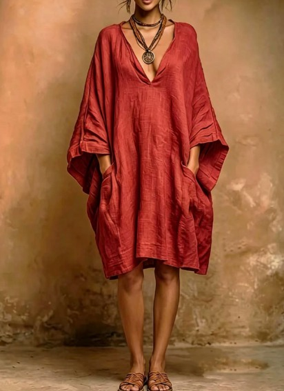 Laurel – Relaxed Elegance Linen and Cotton Dress