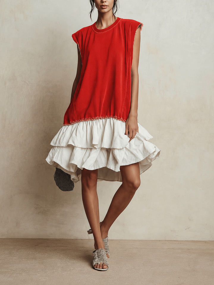 Helena | Casual Color-Block Vacation Dress, Relaxed Fit