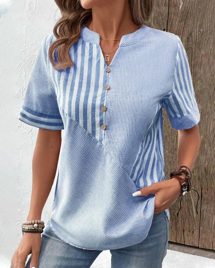 Estefania | Soft Striped Blouse